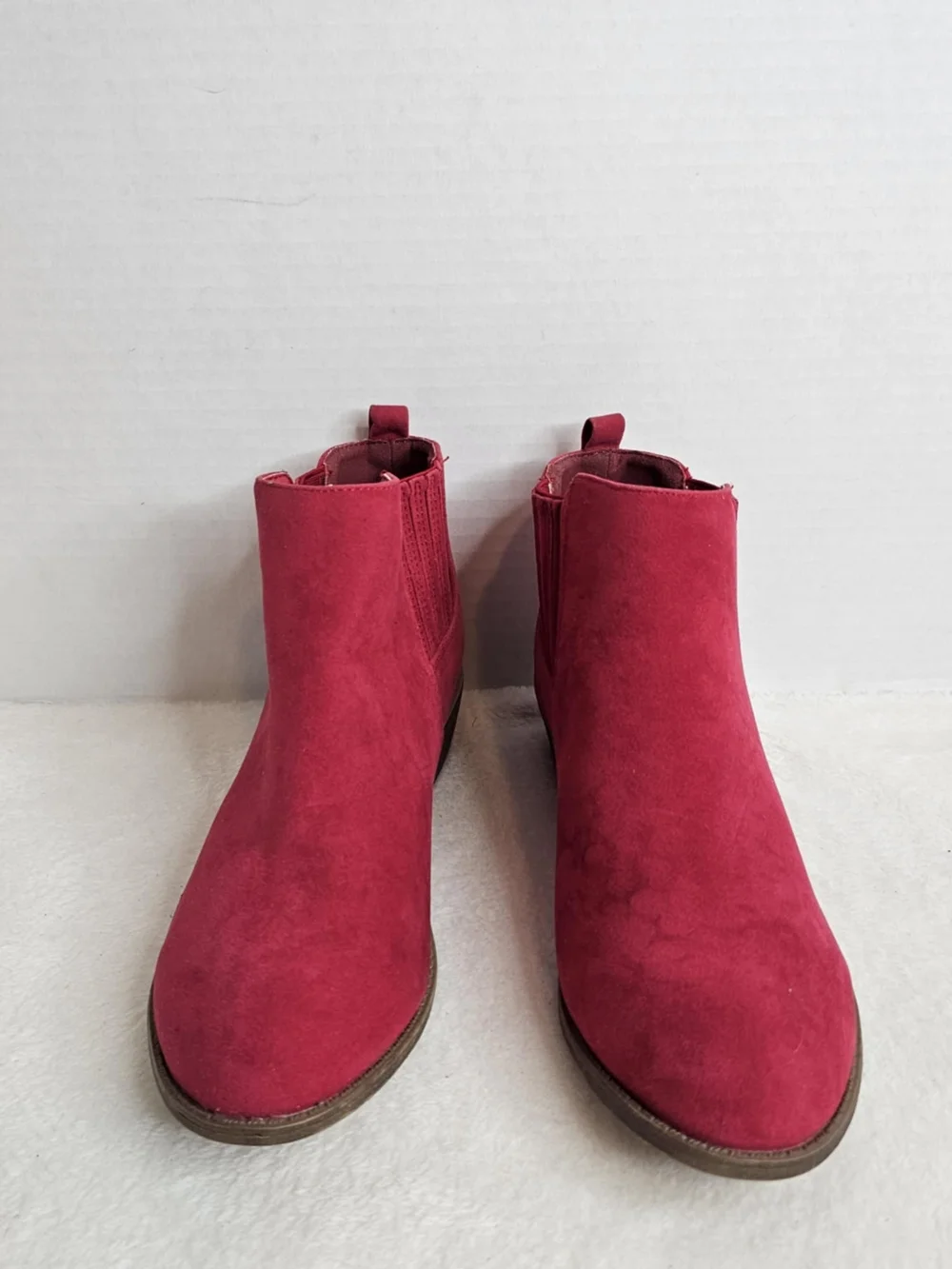 🖤JG Ramsey Women’s Red Ankle Boots Size 9 - Picture 5 of 14